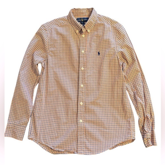 Other - Boys Polo Ralph Lauren Gingham Button Down Shirt | Large 14/16